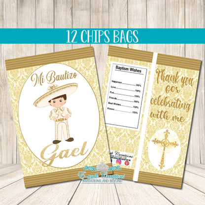 Gold Charro Chips Bags