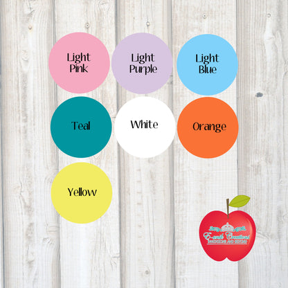 School Supplies Labels, School Supplies Tag, School Printed Label