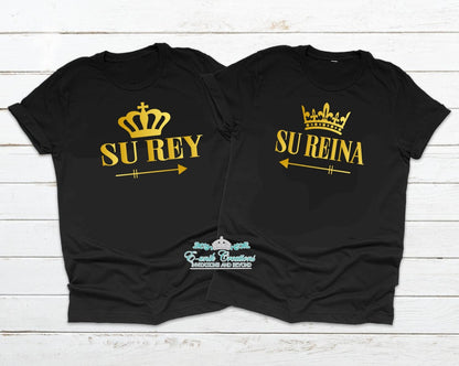 Su Rey Su Reina Couple T-shirt