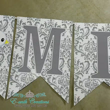 Load and play video in Gallery viewer, Charro Baptism Banner - White Silver

