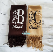 Load image into Gallery viewer, Personalized Pashmina Cashmere Scarf
