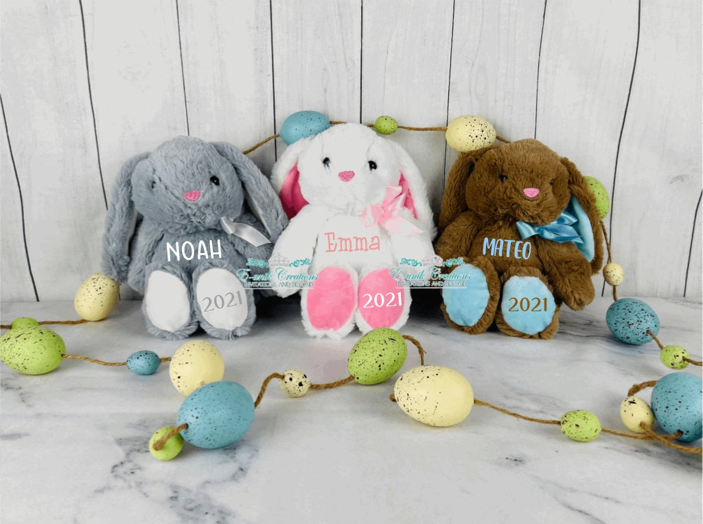 Personalized Bunny Plush Toy