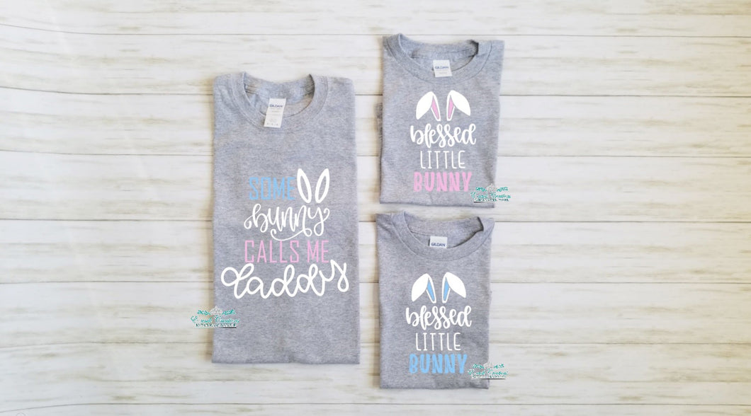 Easter Family T-shirt, Daddy & Bunny Tee