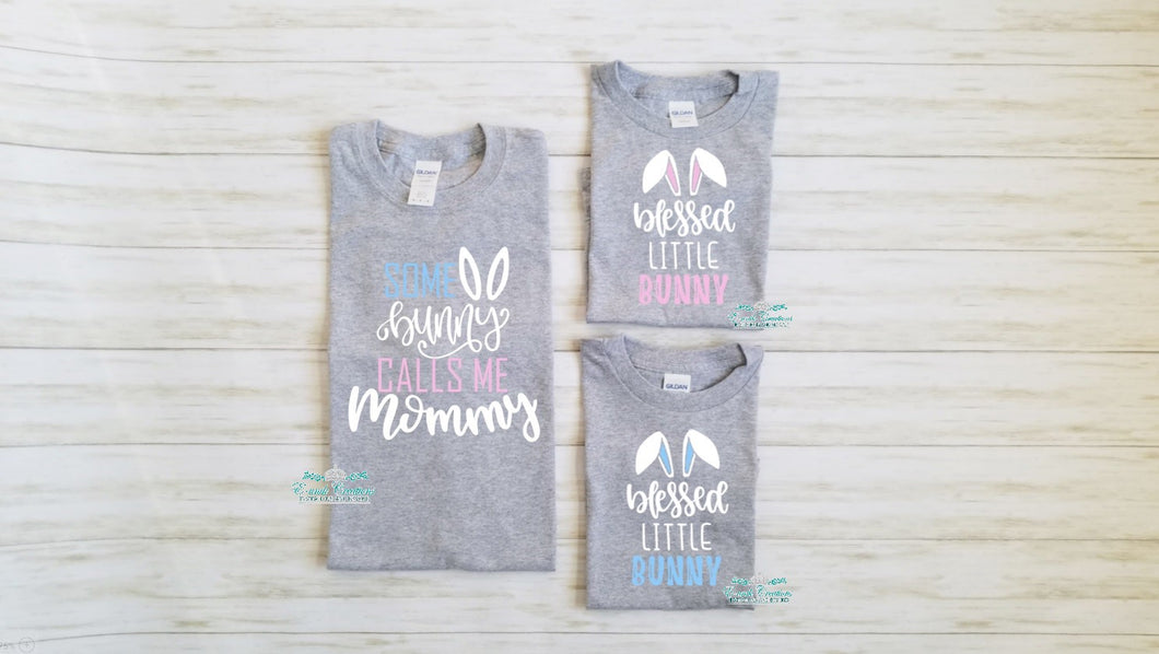 Easter Family T-shirt, Mommy & Bunny Tee