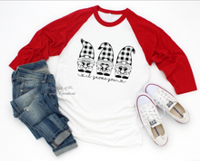 Load image into Gallery viewer, I Gnome You Raglan T-shirt
