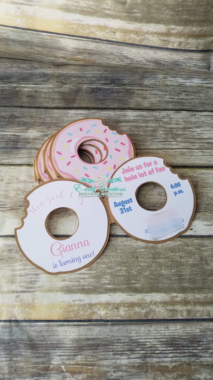 Donuts Party Invite