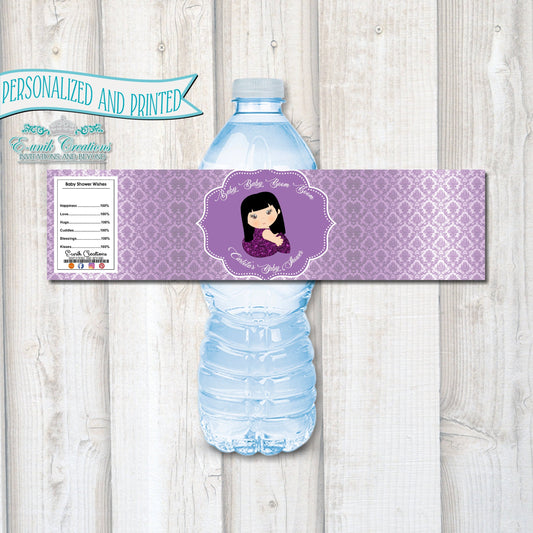 Etiquetas para botellas de Selena, envoltorios impresos para botellas