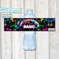 Paintball Water Bottle Labels, Paintball Party