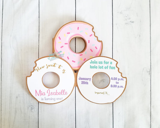 Donuts Party Invite