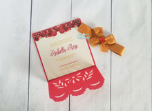 Load image into Gallery viewer, Red Mexican Floral Invitations
