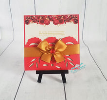 Load image into Gallery viewer, Red Mexican Floral Invitations
