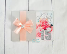 Load image into Gallery viewer, Peach Floral Invitations
