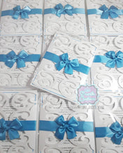 Load image into Gallery viewer, Turquoise White Invitation

