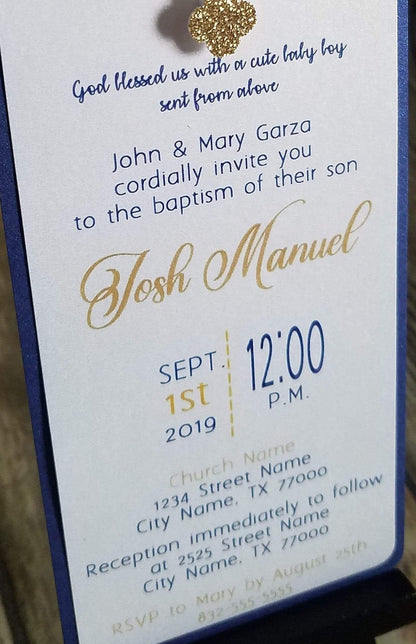 Royal Baptism Invites