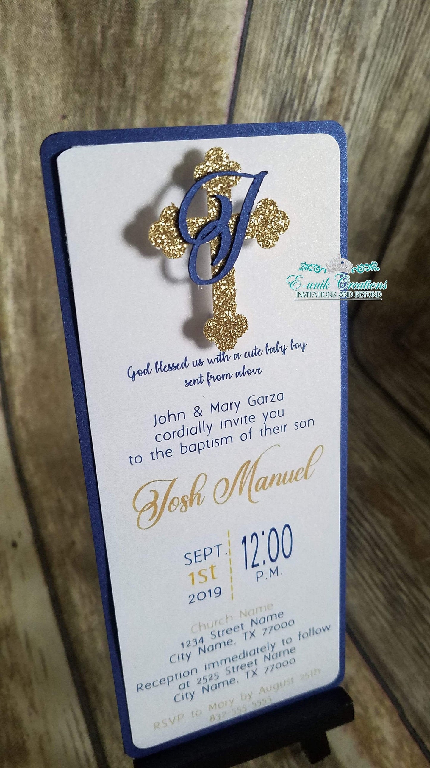 Royal Baptism Invites