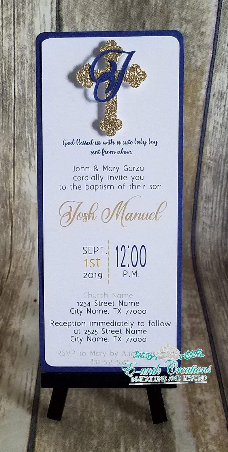 Royal Baptism Invites