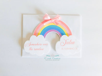 Rainbow Invitations. RC0528