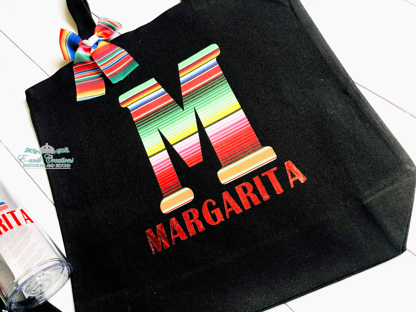 Serape Personalized Tote Bag