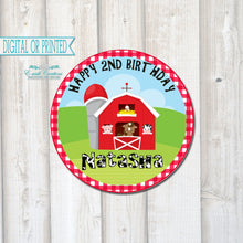 Load image into Gallery viewer, Farm Party Stickers, Farm Birthday Party, Barnyard Party
