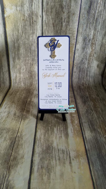 Royal Baptism Invites