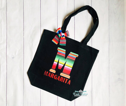 Serape Personalized Tote Bag