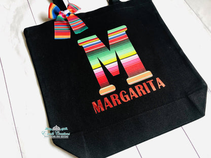 Serape Personalized Tote Bag