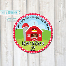 Load image into Gallery viewer, Farm Party Stickers, Farm Birthday Party, Barnyard Party
