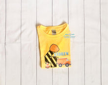 Load image into Gallery viewer, Construction Birthday T-shirt -Birthday Boy &amp; Family T-shirt

