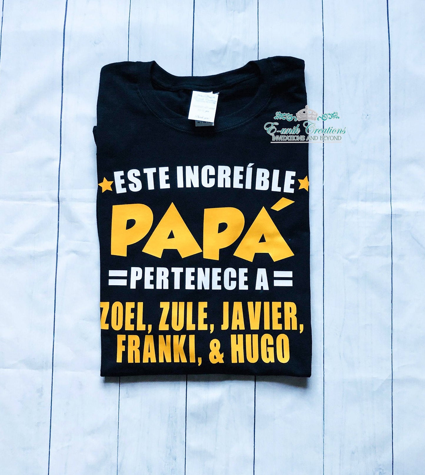 Father's Day Gift, Personalized T-shirt This Awesome Dad Belongs To