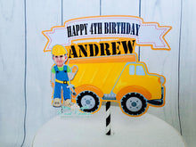 Load image into Gallery viewer, Construction Dumper Cake Topper
