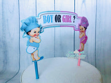 Load image into Gallery viewer, Chef Topper Gender Reveal Cake Topper
