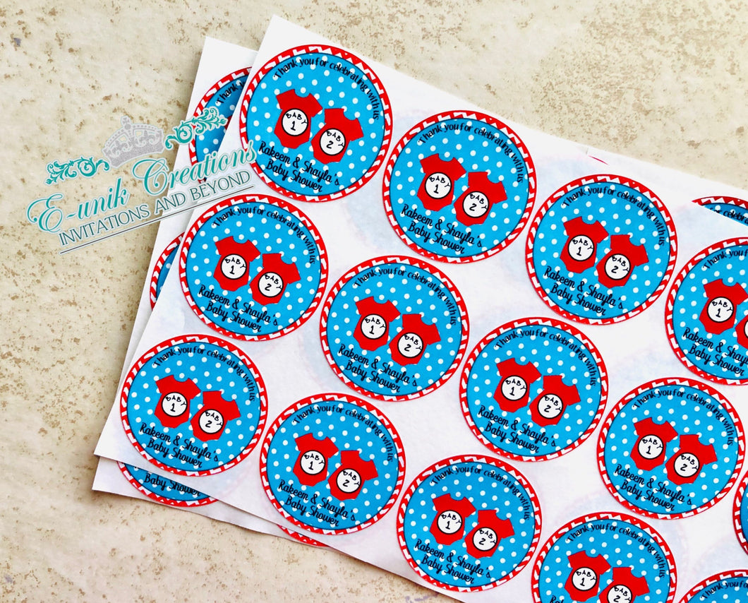 Baby 1 Baby 2 Stickers