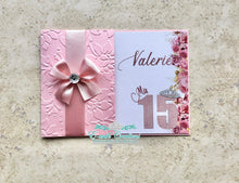 Load image into Gallery viewer, Rose Gold Floral Invitations
