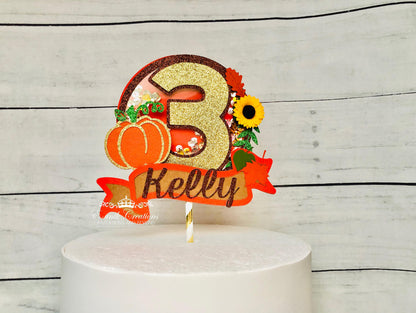 Pumpkin Cake Topper