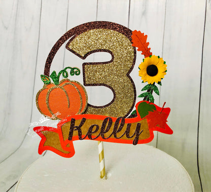 Pumpkin Cake Topper