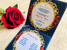 Load image into Gallery viewer, Beauty and The Beast Invitations
