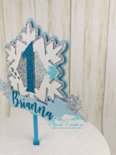 Load image into Gallery viewer, Snowflake Cake Topper
