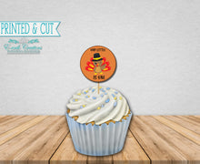 Load image into Gallery viewer, Turkey Cupcake Toppers
