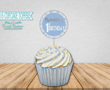 Load image into Gallery viewer, Snowflake Cupcake Toppers

