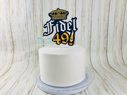Cheers and Beer Cake Topper