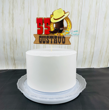 Load image into Gallery viewer, Western Cake Topper, Cowboy Boot Topper
