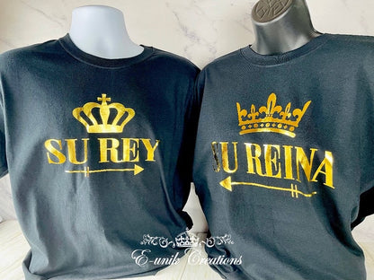 Camiseta Pareja Su Rey Su Reina