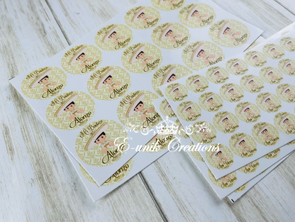 Gold Charrito Stickers