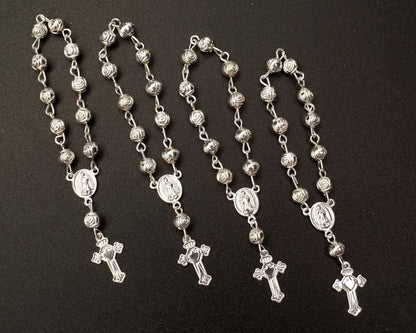 Quinceañera lila y plata y dulce 16 rosario favores