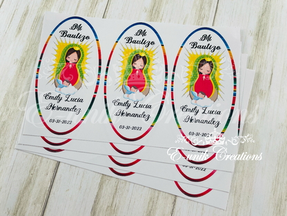 Oval Candle Stickers