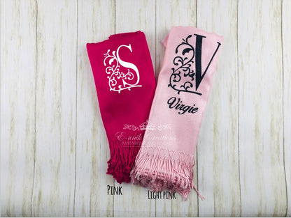 Personalized Pashmina Cashmere Scarf